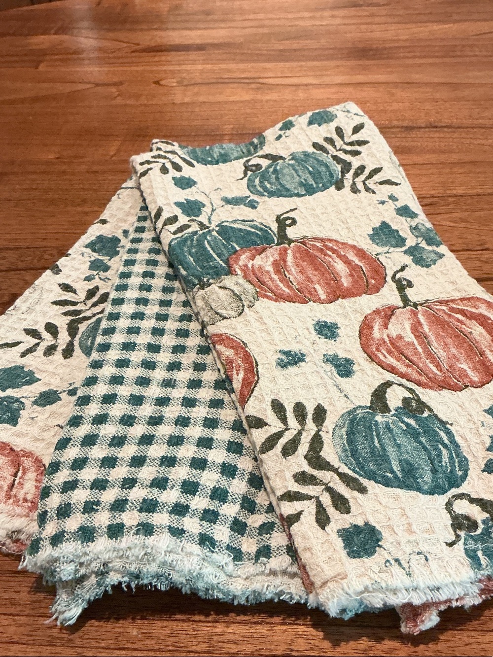 Fall Kitchen Towels - Set of 3